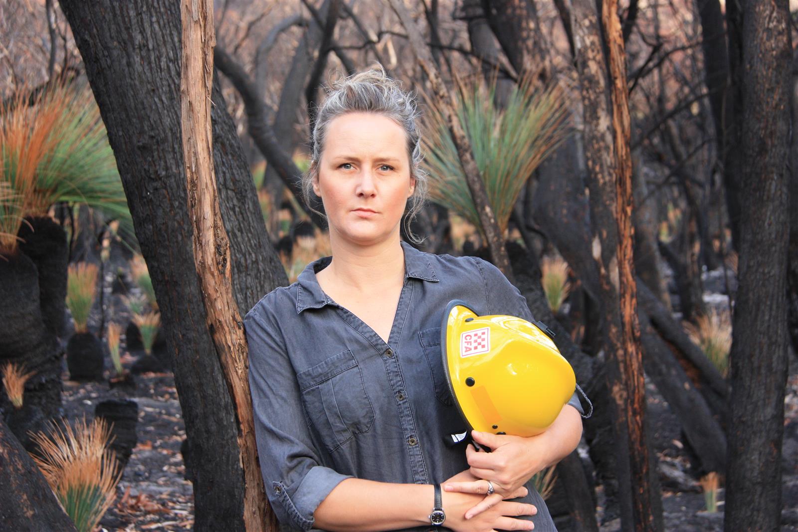 Carlisle River Fire Brigade volunteer firefighter, Kirsten Dudink
